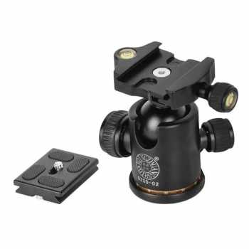 Gambar produk QZSD Ball Head Tripod Kamera DSLR 360 Swivel 1/4 Inch - Q02