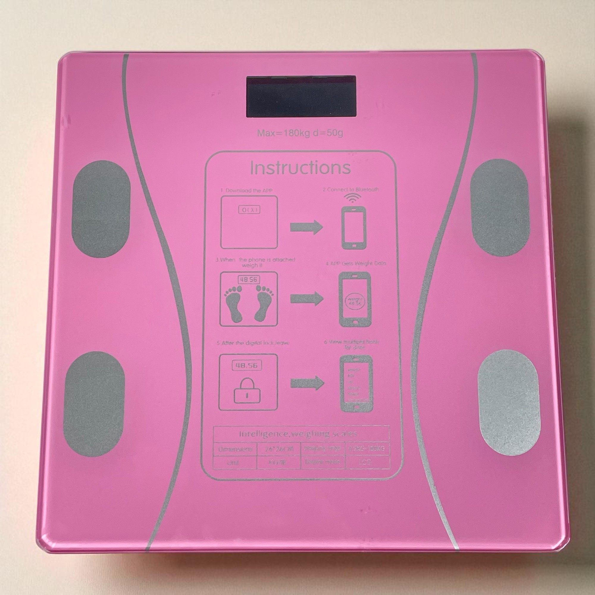 Gambar produk Taffware Digipounds Timbangan Badan Digital Scale 180kg - SH-Y01