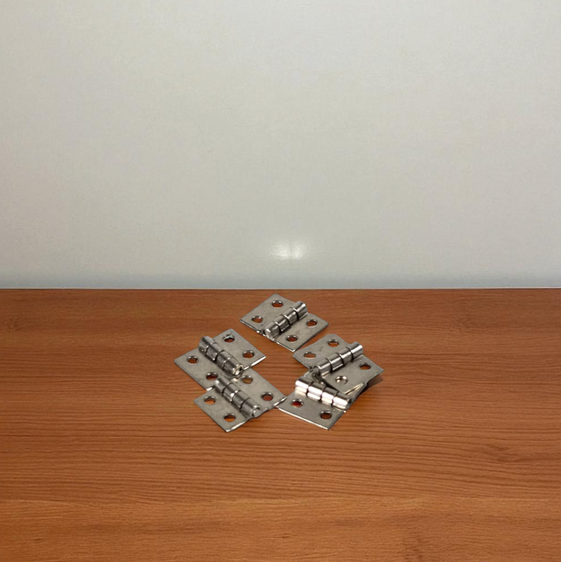 Gambar produk KitTrader Engsel Pintu Lemari Kabinet Door Hinge 4 Hole 10x8mm 40 PCS - KT581