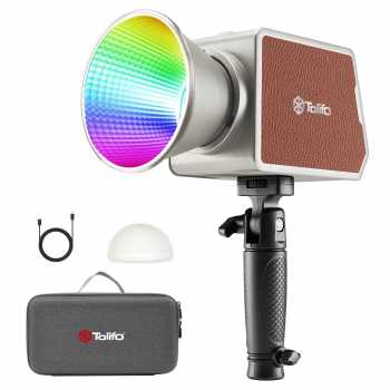 Gambar produk Tolifo Lampu Palm LED RGB Bowens Video Light 2700-6500K 100W - PL-100RGB