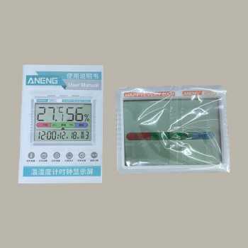Gambar produk ANENG Termometer Pengukur Suhu Kelembapan Ruangan Hygrometer Clock - AP01