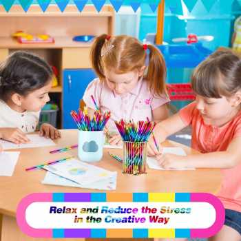 Gambar produk WEBOW Pensil Warna Rainbow Color Pencils Drawing Painting 16 PCS/Set - XP004
