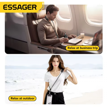 Gambar produk ESSAGER Kabel Data USB Type C Multifungsi Fast Charging 100W 1.5M - EX-X72