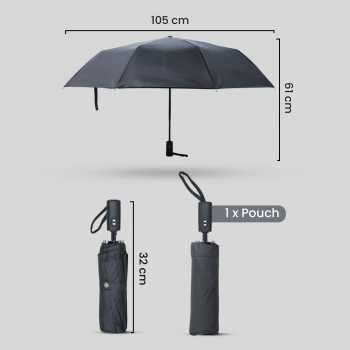 Gambar produk Rainscape Payung Lipat Buka Tutup Otomatis Anti UV 10 Bone 105cm - ZD001
