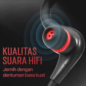 Gambar produk Earphone Sport Extra Bass Handsfree with Microphone - SF-878