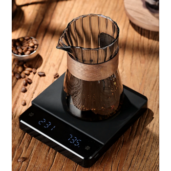 Gambar produk FMA Teko Kopi Pour Over Coffee Server Borosilicate Glass Carafe 500ml - FM-5ML2