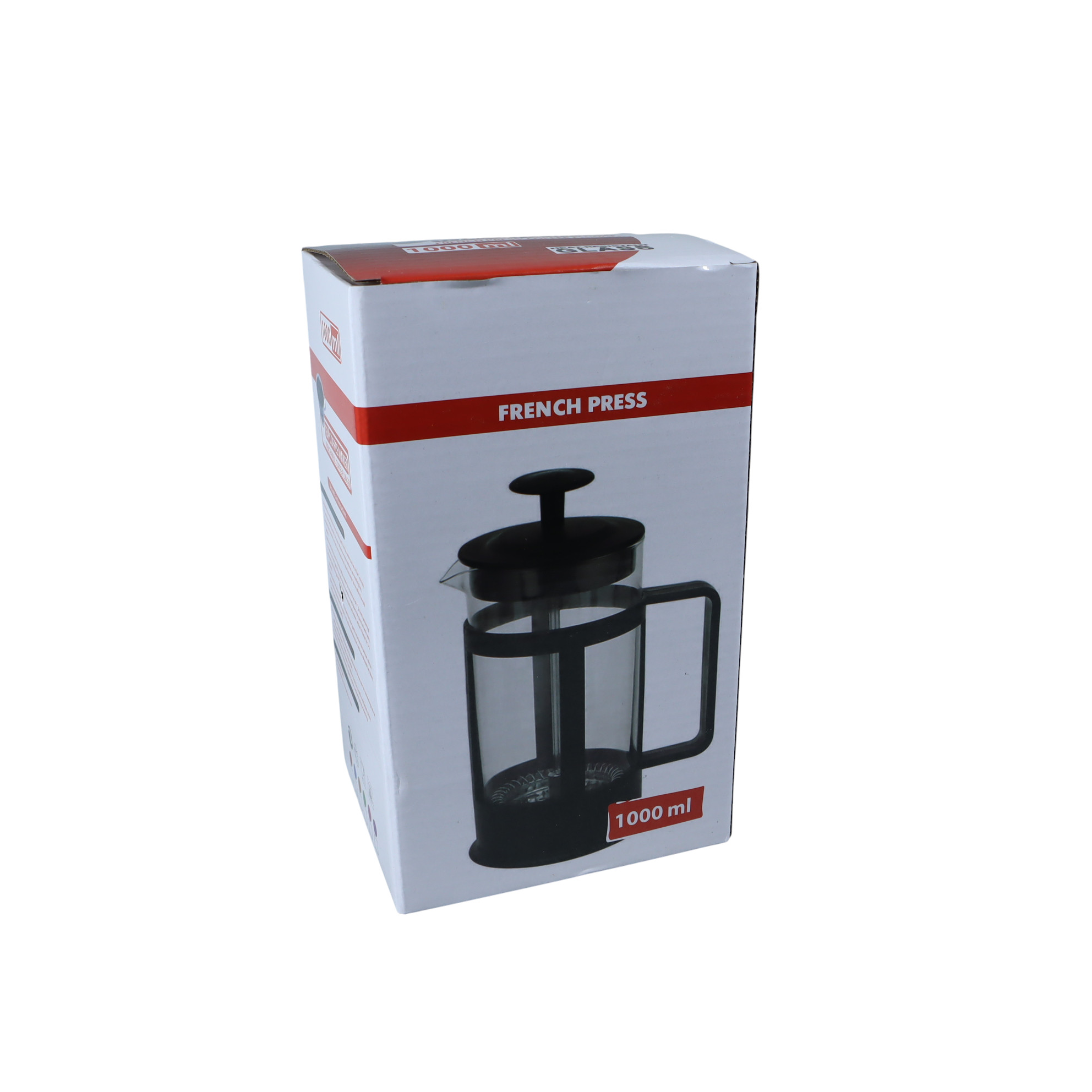 One Two Cups French Press Coffee Maker Pot Plunger Borosilicate 1L - FN35 Gambar produk One Two Cups French Press Coffee Maker Pot Plunger Borosilicate 1L - FN35