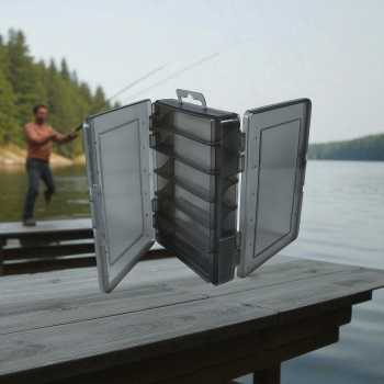 ZUHE Kotak Perkakas Kail Pancing Tackle Box Double Side 12 Grid - ZU012