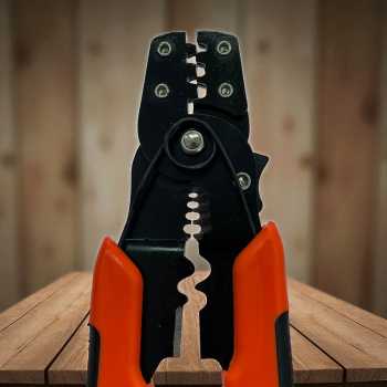 Gambar produk OBUN Tang Pemotong Kawat Listrik Multifungsi Wire Cutter Crimp Strip - LJP-6629