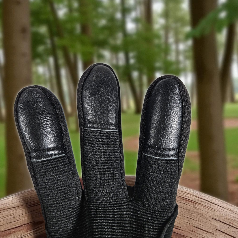 Gambar produk JSHZ Sarung Tangan Olahraga Panahan Archery Glove 3 Fingers L - JS9A