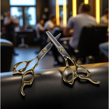 NEPURLson Gunting Rambut Lurus Sasak Stainless Steel 2 PCS - N-46