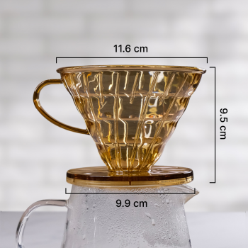 Gambar produk One Two Cups V60 Coffee Dripper Alat Seduh Kopi Manual Plastik - SE105
