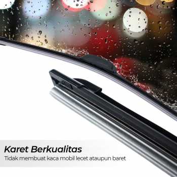 Gambar produk OTOHEROES Wiper Kaca Mobil Boneless Universal 3 Section 1 Pair 20 Inch - PC58