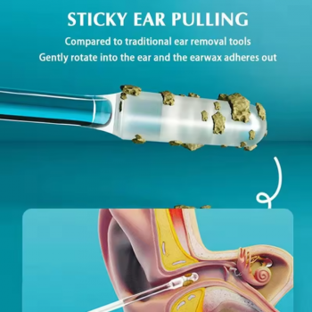 Gambar produk Jays Korek Kuping Pembersih Telinga Silikon Silicone Cotton Bud - JS404
