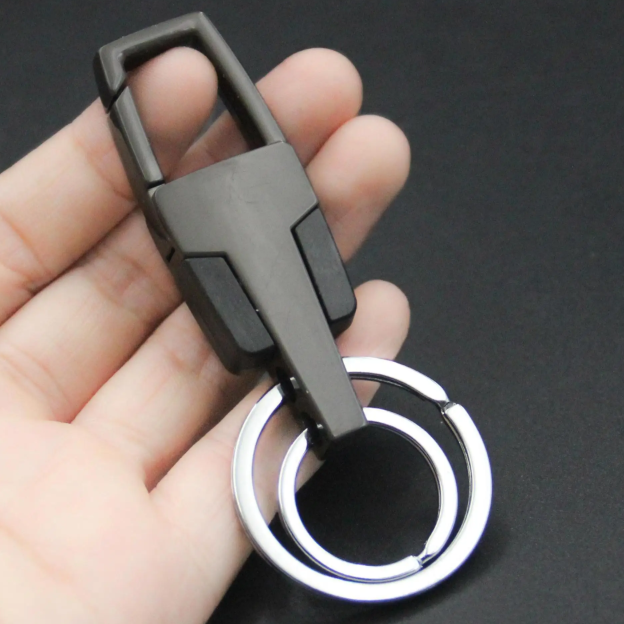 Gambar produk SINNYA Gantungan Kunci Karabiner Keychain KeyRing Quickdraw Zinc Alloy - SN-28
