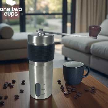 Gambar produk One Two Cups Alat Penggiling Kopi Manual Coffee Grinder Adjustable - ZX-A65
