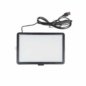 Gambar produk TaffSTUDIO Lampu Kamera Studio LED Portable Flat Fill Light 8 Inch - LPL-02