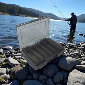 Gambar produk ZUHE Kotak Perkakas Kail Pancing Tackle Box Double Side 12 Grid - ZU012