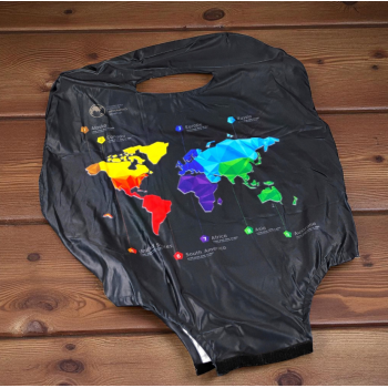 Gambar produk TravGuard Sarung Koper Elastis Polyester Spandex Suitcase Cover M Intercontinental Map - H-22