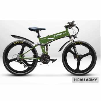 Gambar produk Lankeleisi Sepeda Listrik Lipat Folding Bike Elite Version 48V 10.4Ah - XT750
