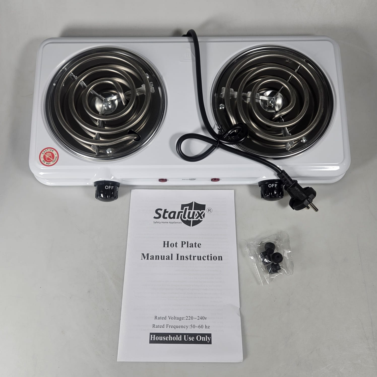 Gambar produk Starlux Kompor Listrik 2 Tungku Portable Coil Hot Plate 2000W - THP-5703