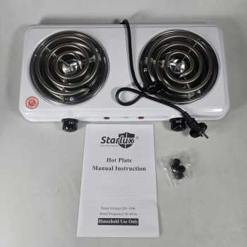 Gambar produk Starlux Kompor Listrik 2 Tungku Portable Coil Hot Plate 2000W - THP-5703