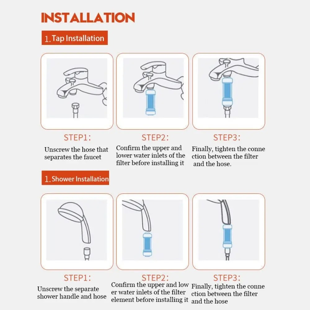 Gambar produk Hoshi Cartridge Shower Head Filter Fragrance Dechlorination Lavender - H201