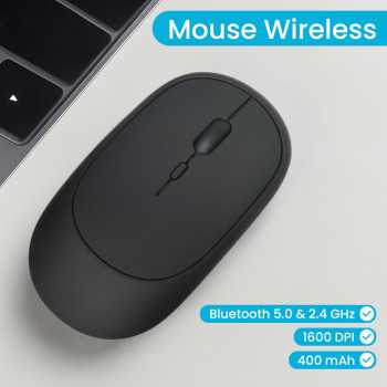 IBEN Mouse Wireless Bluetooth Optical 2.4GHz Silent Click 1600DPI - GTG02