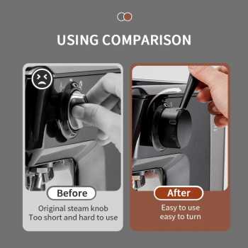 Gambar produk ALIKI Pengganti Knob Steam Lever Breville Platinum Rich Coffee Machine - AB-78