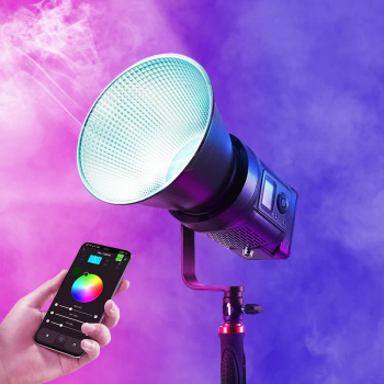 Tolifo Lampu Video LED Portabel RGB COB Video Light 135W 6500K - SK-135VR