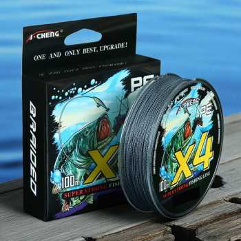 Gambar produk J-Cheng Senar Pancing PE 4 Braided Strand Fishing Line 100M 2.0 - JC543