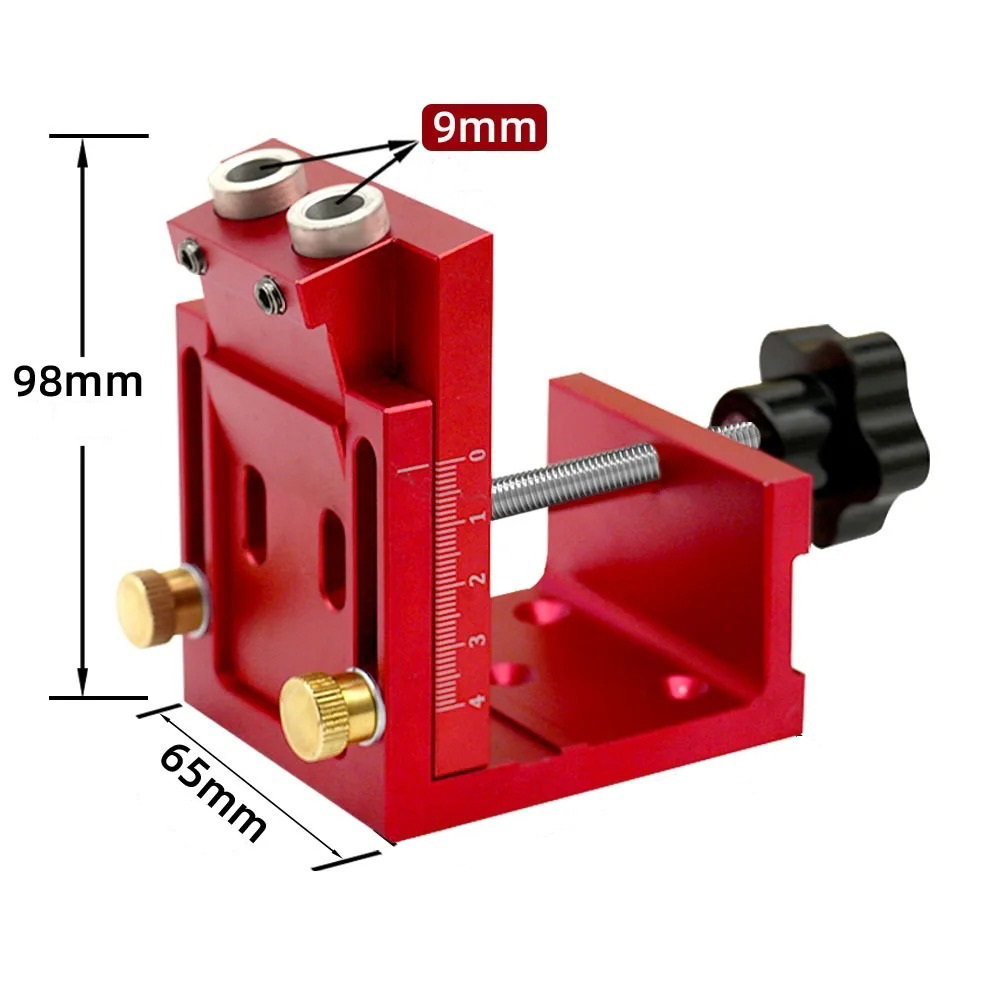 Gambar produk FNICEL Alat Bantu Bor Miring 15 Derajat Pocket Hole Jig Drill - FN-15