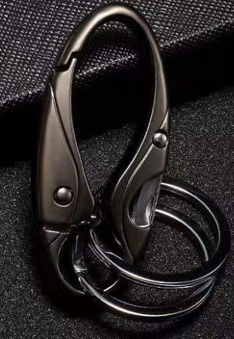 Gambar produk SINNYA Gantungan Kunci Karabiner Keychain Quickdraw Double Ring - SN-29