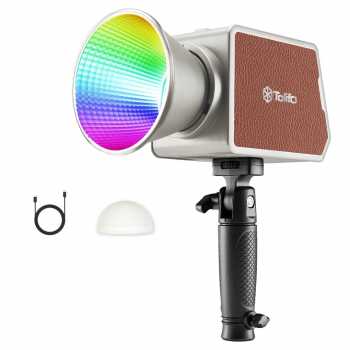 Gambar produk Tolifo Lampu Palm LED RGBWW Bowens Video Light 2700-6500K 100W - PL-100RGB