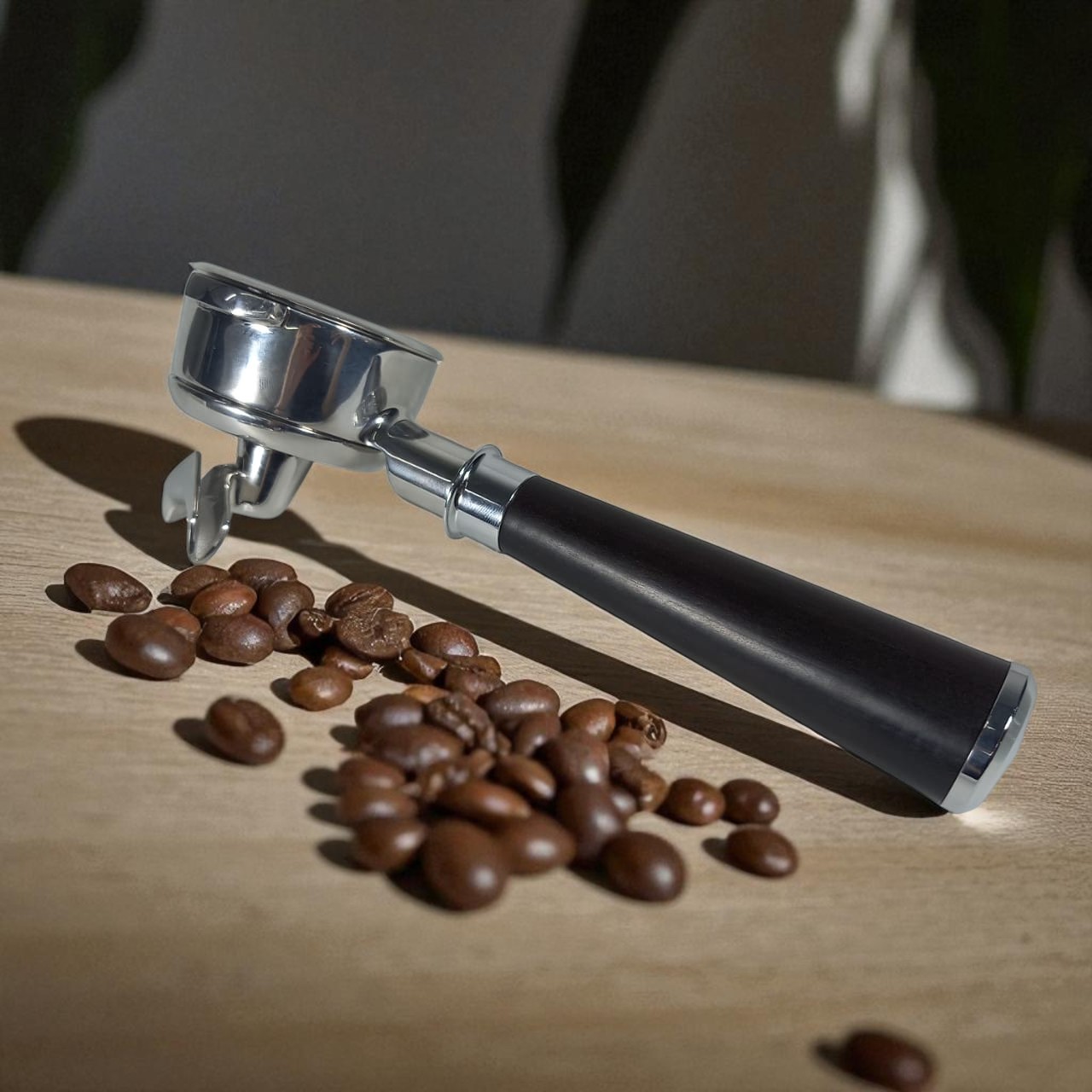 Gambar produk COHINA Non Pressurized Portafilter E61 Stainless Steel 304 58mm Kayu - CHA304