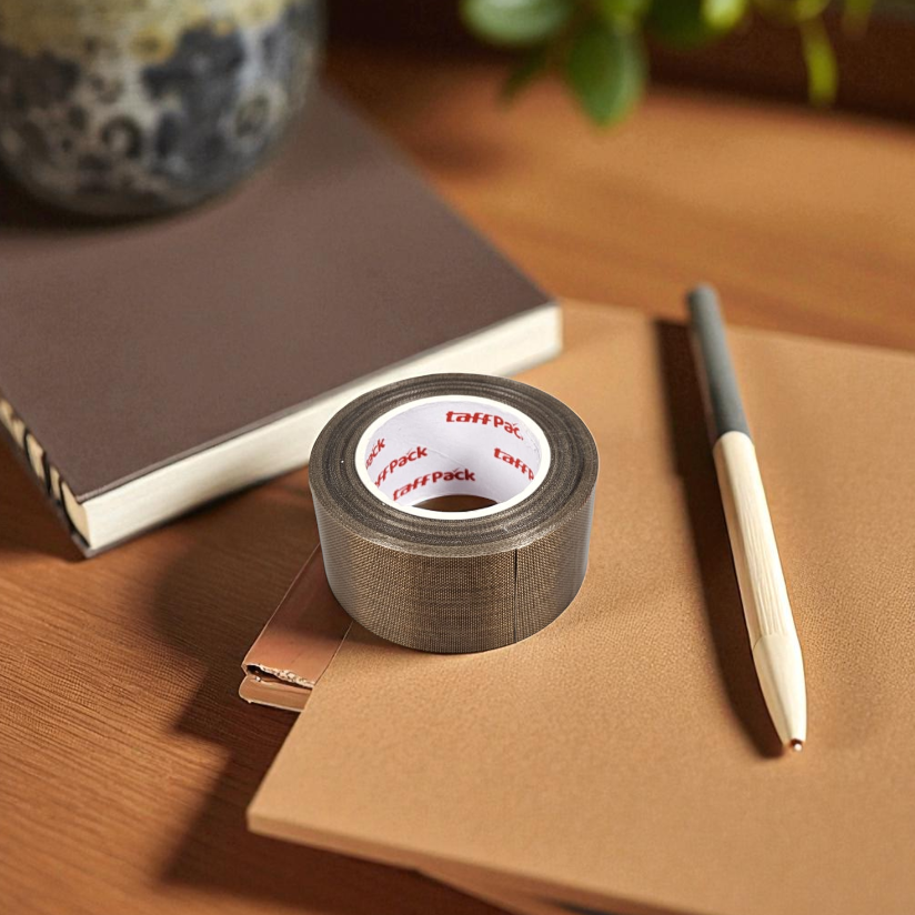 Gambar produk TaffPACK Tape Lakban PTFE Heat High Temperature Adhesive 10M 30mm - TF10M