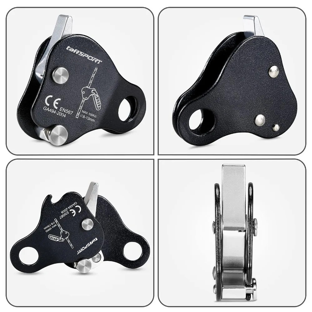 Gambar produk TaffSPORT Ascender Climbing Rope Grab Self Lock Aluminium Alloy - EN567