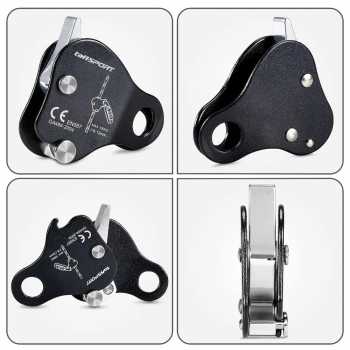 Gambar produk TaffSPORT Ascender Climbing Rope Grab Self Lock Aluminium Alloy - EN567