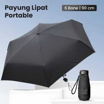 Gambar produk MUCAI Payung Lipat Kecil Portable Anti UV Waterproof UPF 50+ - 190T