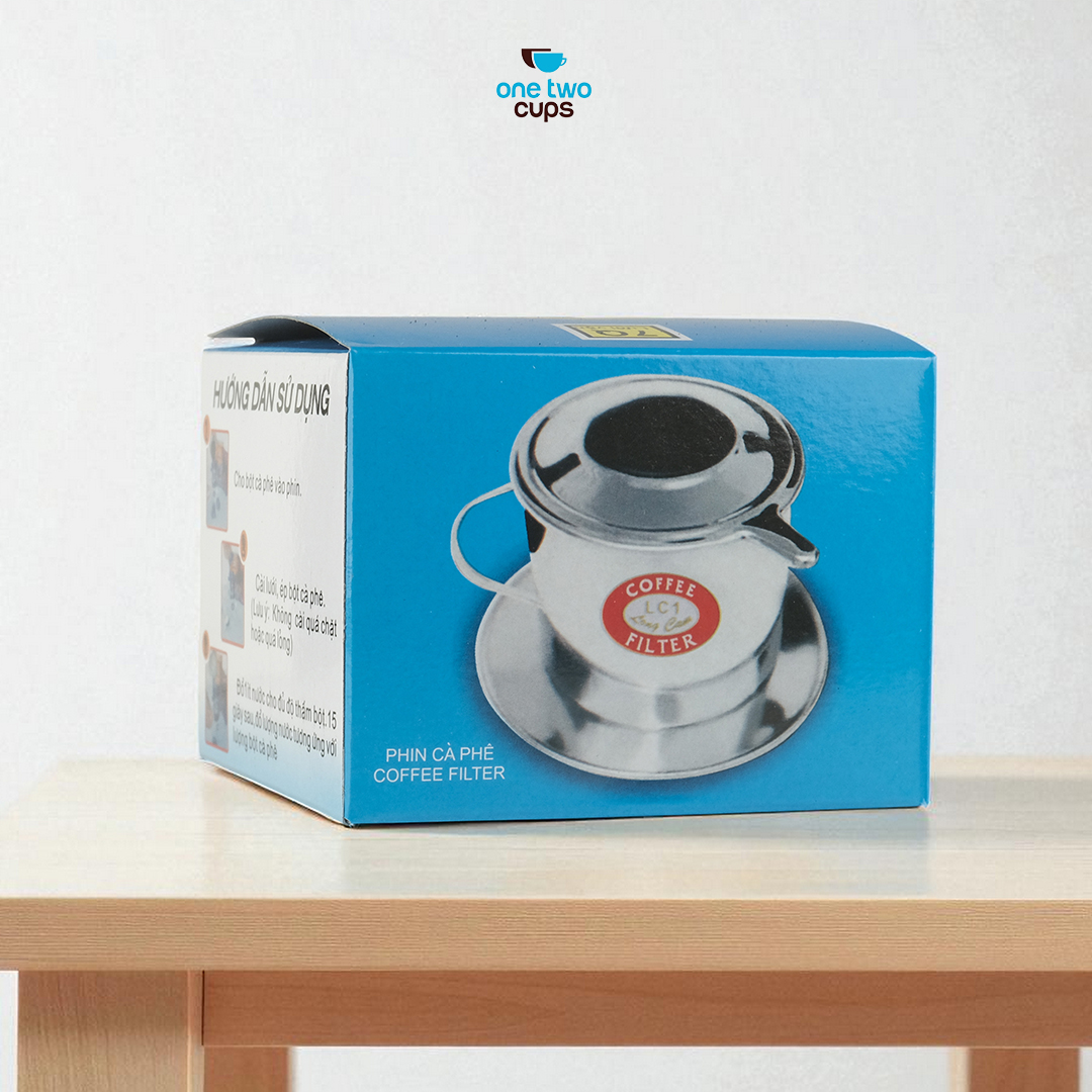 Gambar produk One Two Cups Vietnam Drip Coffee Filter Pot Saringan Kopi 120ml 7Q - ON-7Q