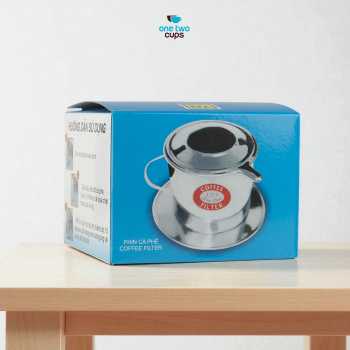 Gambar produk One Two Cups Vietnam Drip Coffee Filter Pot Saringan Kopi 120ml 7Q - ON-7Q