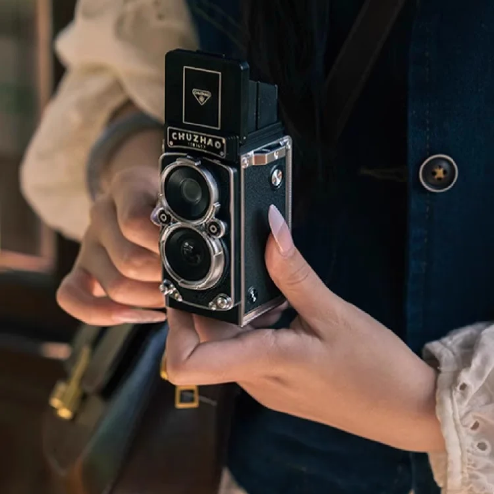 Gambar produk Chuzhao Kamera Vintage Retro Digital Camera Dual Reflex FHD 1080P 12MP - CZ832