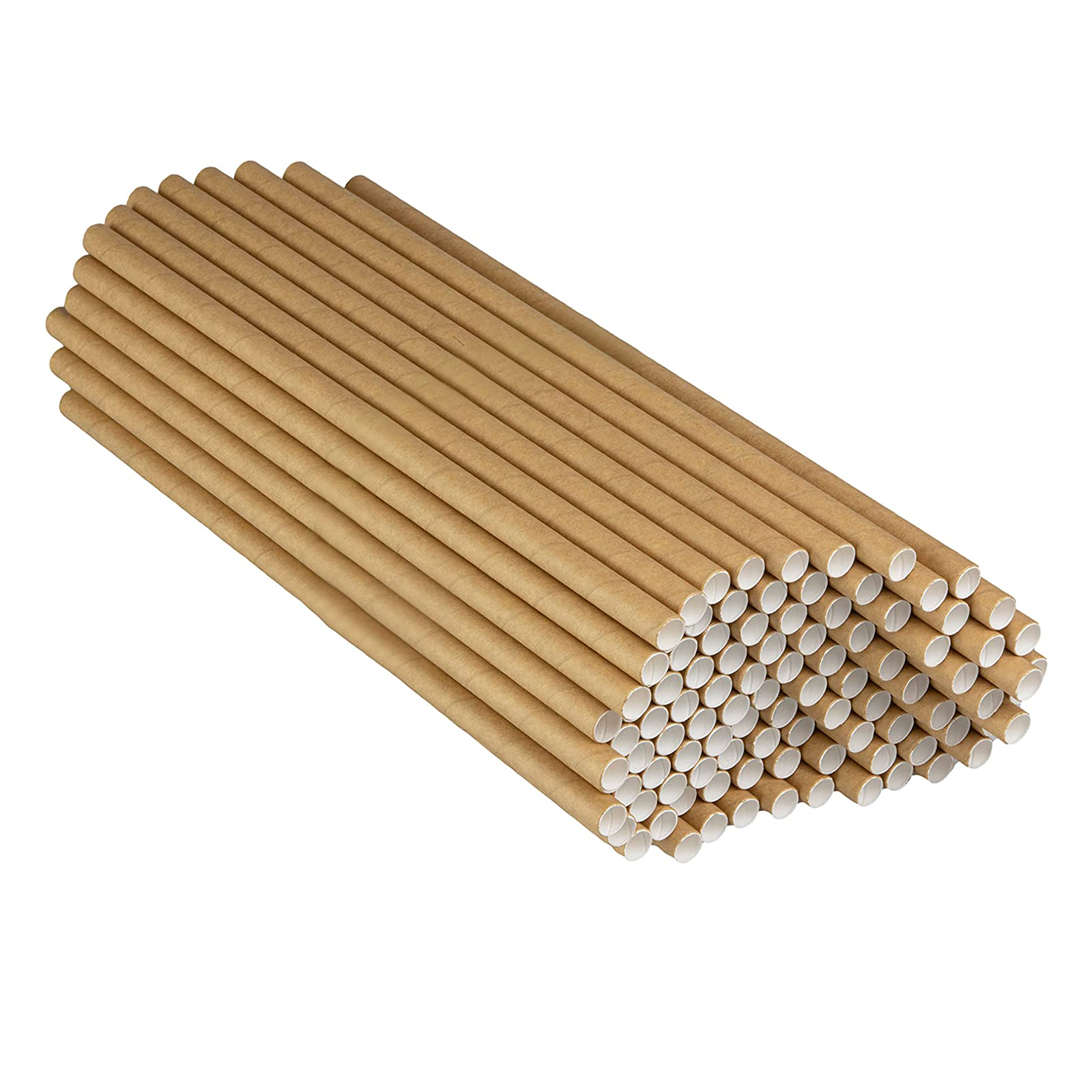 Gambar produk ETRSUNTECH Sedotan Kertas Bungkus Eco Paper Straw 6x197mm 100 PCS - QW95