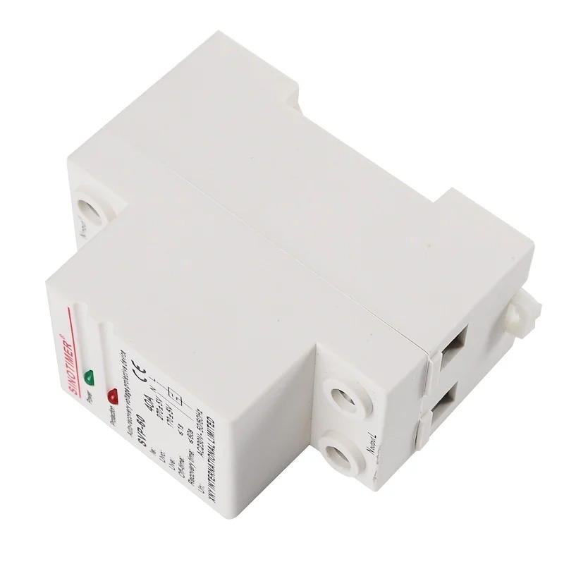 Gambar produk USMETER Din Rail Over Voltage Current Protector Auto Recovery 40A 230V - SVP-60