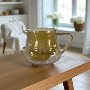 Gambar produk WURJO Teko Kopi Coffee Server V60 Borosilicate Glass 1-2 Cup 300ml - WJ9