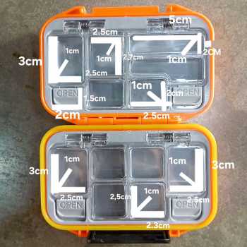 Gambar produk TORSD Kotak Kail Pancing Fishing Hook Storage Box 12 Grid Waterproof - T73