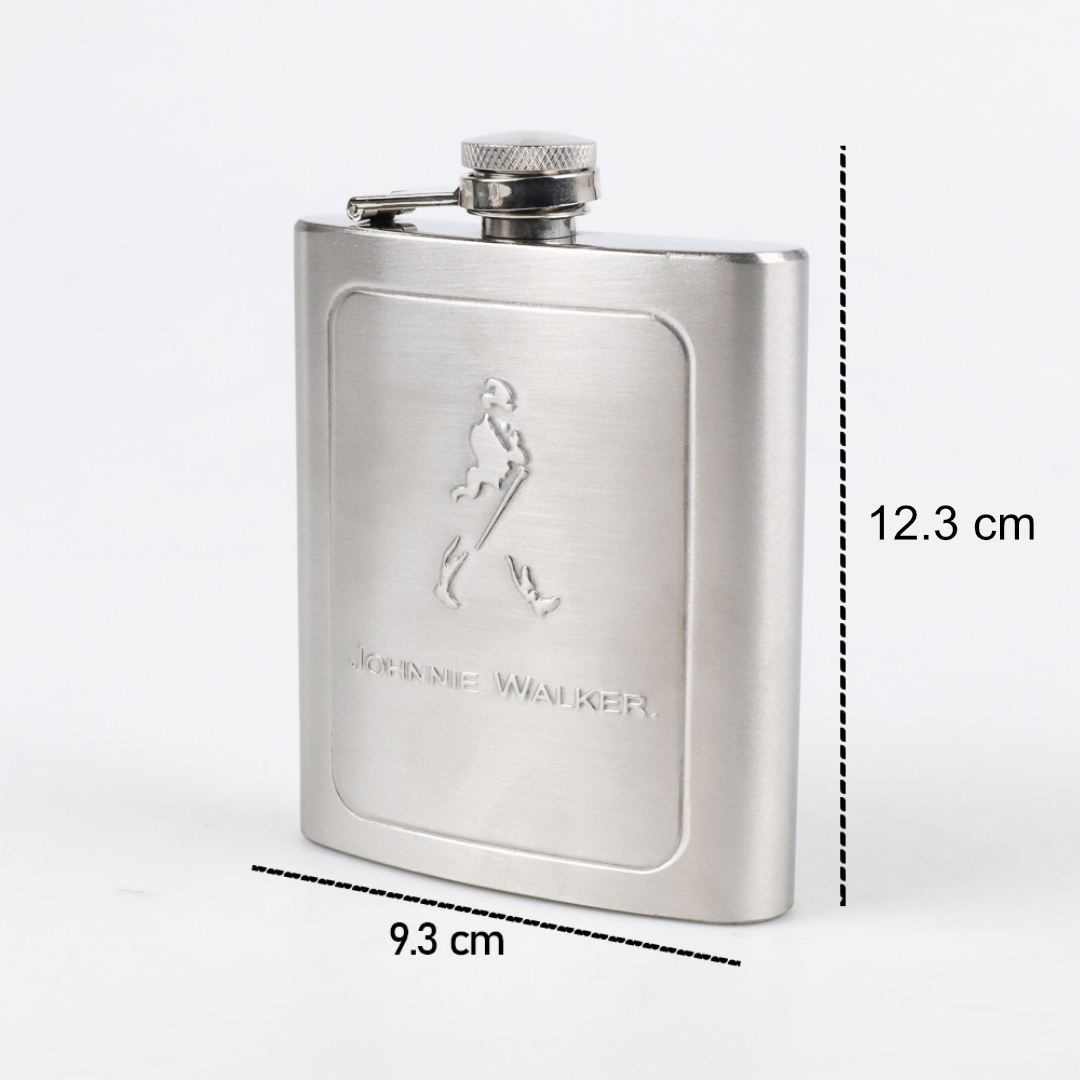 Gambar produk Hip Flask Botol Minum Wine Classic Liquor Stainless Steel 7oz Johnnie Walker - H-7
