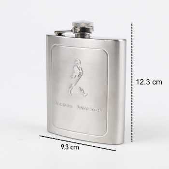 Gambar produk Hip Flask Botol Minum Wine Classic Liquor Stainless Steel 7oz Johnnie Walker - H-7