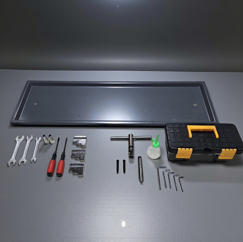 Gambar produk VEVOR Mesin Bubut Mini Lathe Beads Woodworking 2500RPM 450mm 1250W - MX-S450