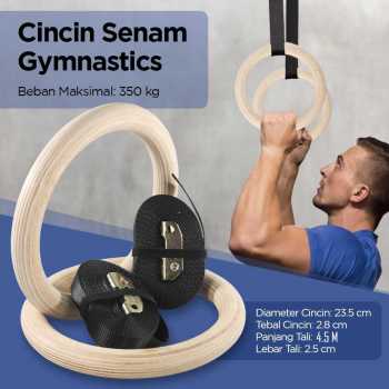 GYMRING Cincin Senam Gymnastics Yoga Ring Fitness 2 PCS - GR125